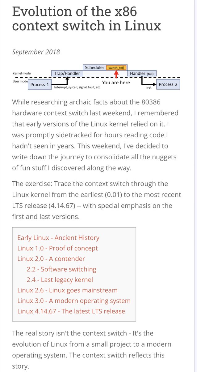 andersonc0d3's tweet photo. Evolution of the x86 context switch in Linux

https://t.co/icXCvDg58P https://t.co/hRNNmgJmXj