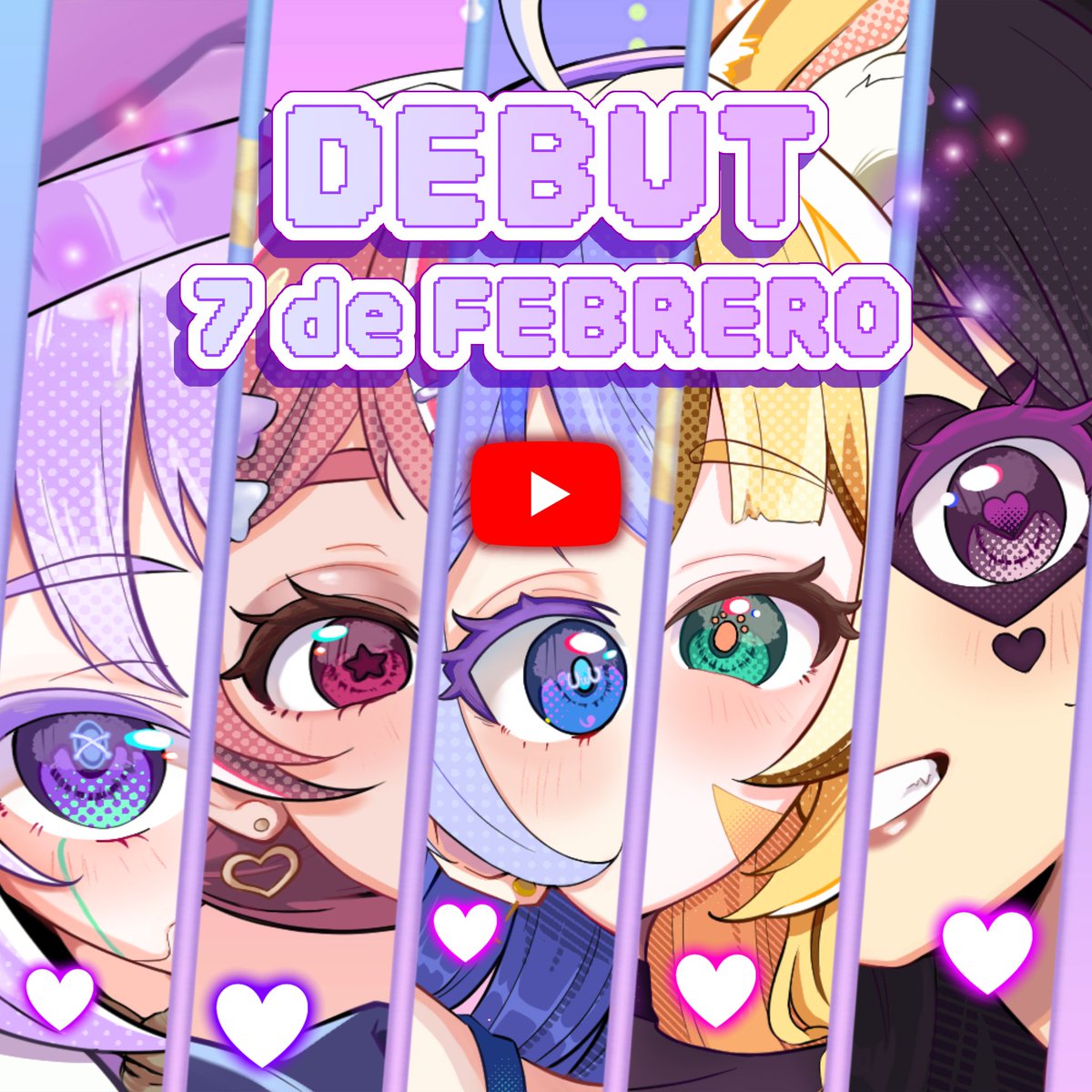 HAY FECHA HAY FECHA!! ✨ Faltan 6 días para el DEBUT 🙀

Muchas gracias por creer en nosotros 💜 

Luego de un mes de trabajo, preparación y cariño, estamos encantados de anunciar oficialmente la fecha para los Debuts de las 5 Talentos que formarán parte de la primera generación