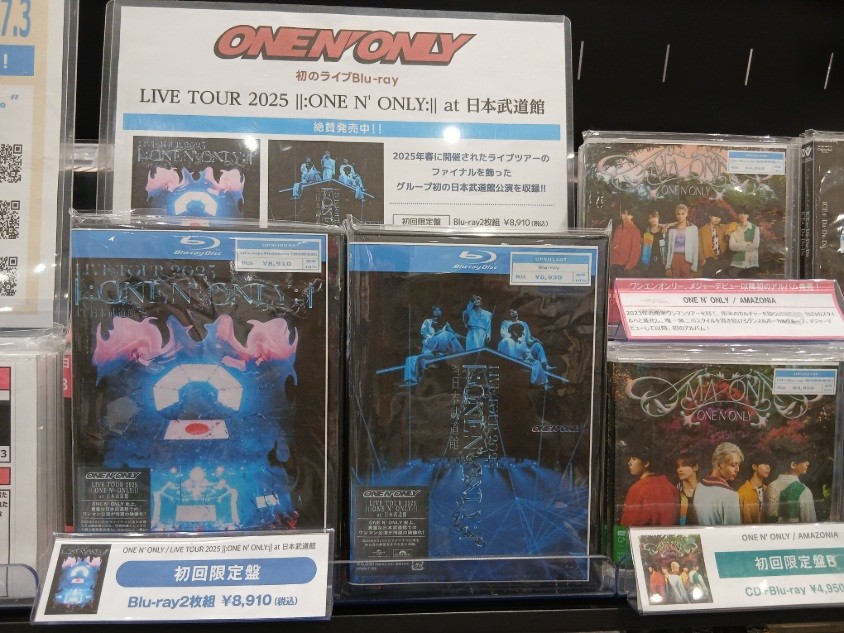 ONE N' ONLY】 初のライブBlu-ray 『LIVE TOUR 2025 ||:ONE N' ONLY