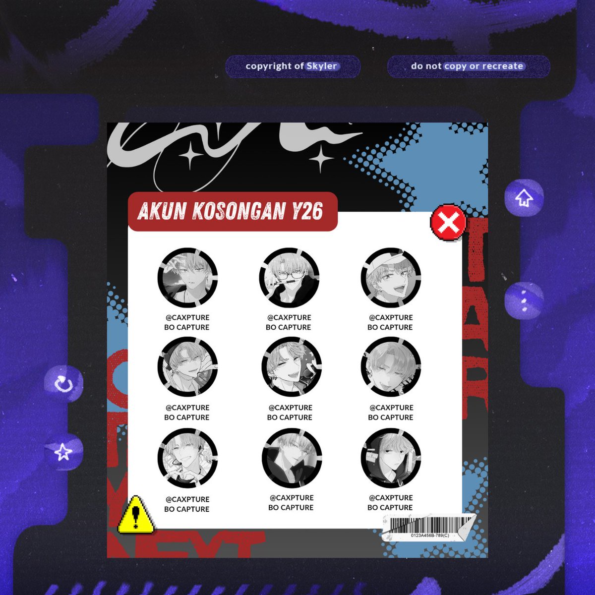 caxpture's tweet image. Help repost? Thank you!

Hai, kenalan yuk! Ini set up BA acc atau akun yang siap di ospek. Nantinya bakal aku sell as template special 2.2! Kalau gak aman boleh chat aku baik-baik yaa. Mana jagoan kalian? File Canva dan editable semua yaa!

#zonauang #zonaba #zonabu