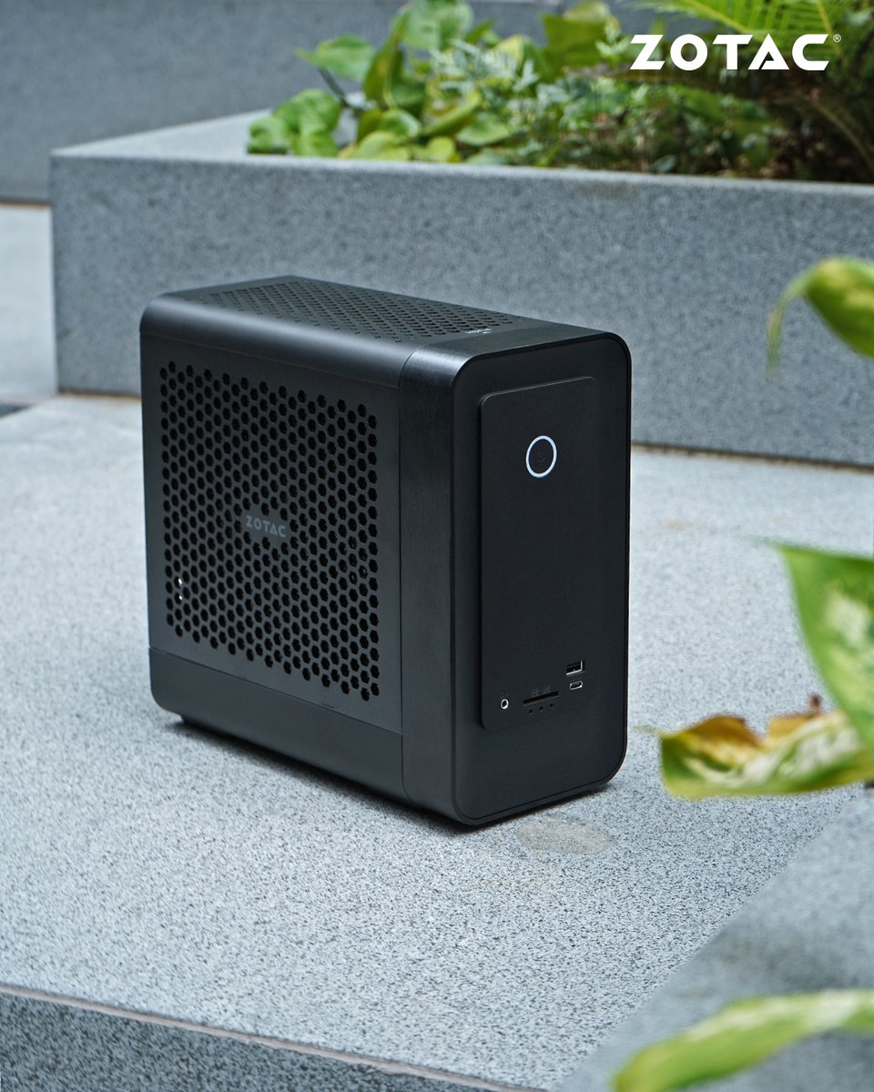 ZOTAC's tweet photo. MAGNUS ONE delivers desktop-class performance almost anywhere. At just 8.48 liters, its compact enough to move with you, yet powerful enough to handle serious gaming and creative work.
#ZOTAC #ZBOX #MAGNUSONE #MiniPC https://t.co/ZG6NpCU5vZ