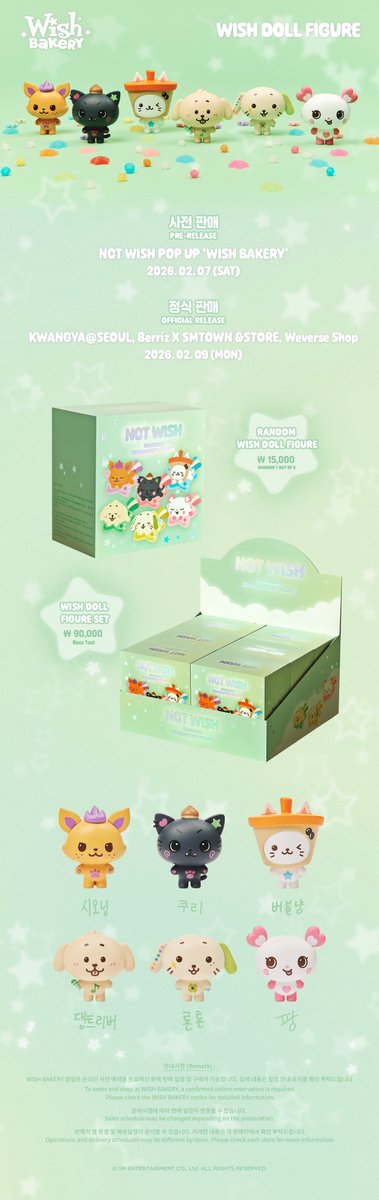 WISH DOLL FIGURE OFFICIAL MERCHANDISE SALES DETAILS 📅 Sales Dates