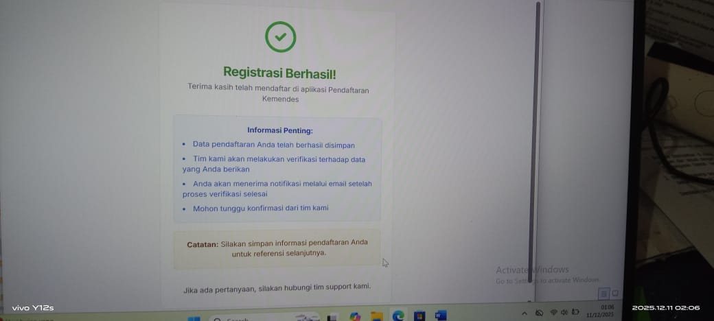 KwenNjel's tweet photo. 1. Sdh upload dokumen Berhasil
2. Evkin (Baik dan Sangat Baik)
3. Tidak dobel job/bermasalah
4. melaksanakan tugas pendampingan 2025 dengan Baik.

#PeninjauankembaliSK749NTT

@prabowo
@KerjaSeskabRI
@YandriSusanto27
@ArizaPatria https://t.co/7X2yBj6oH9