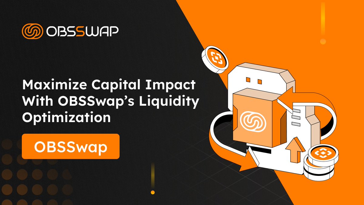 📈 Amplify your trades with less capital.
OBSSwap optimizes your liquidity for higher returns and deeper liquidity.
Trade smarter, earn more.
#CapitalEfficiency #LiquidityAmplified