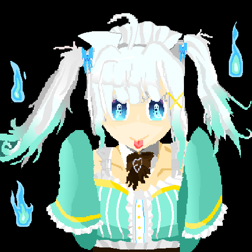 #Fantography Tried to draw something in one day, idea got canned halfway through, drew this to make up for it. Happy twintail day!