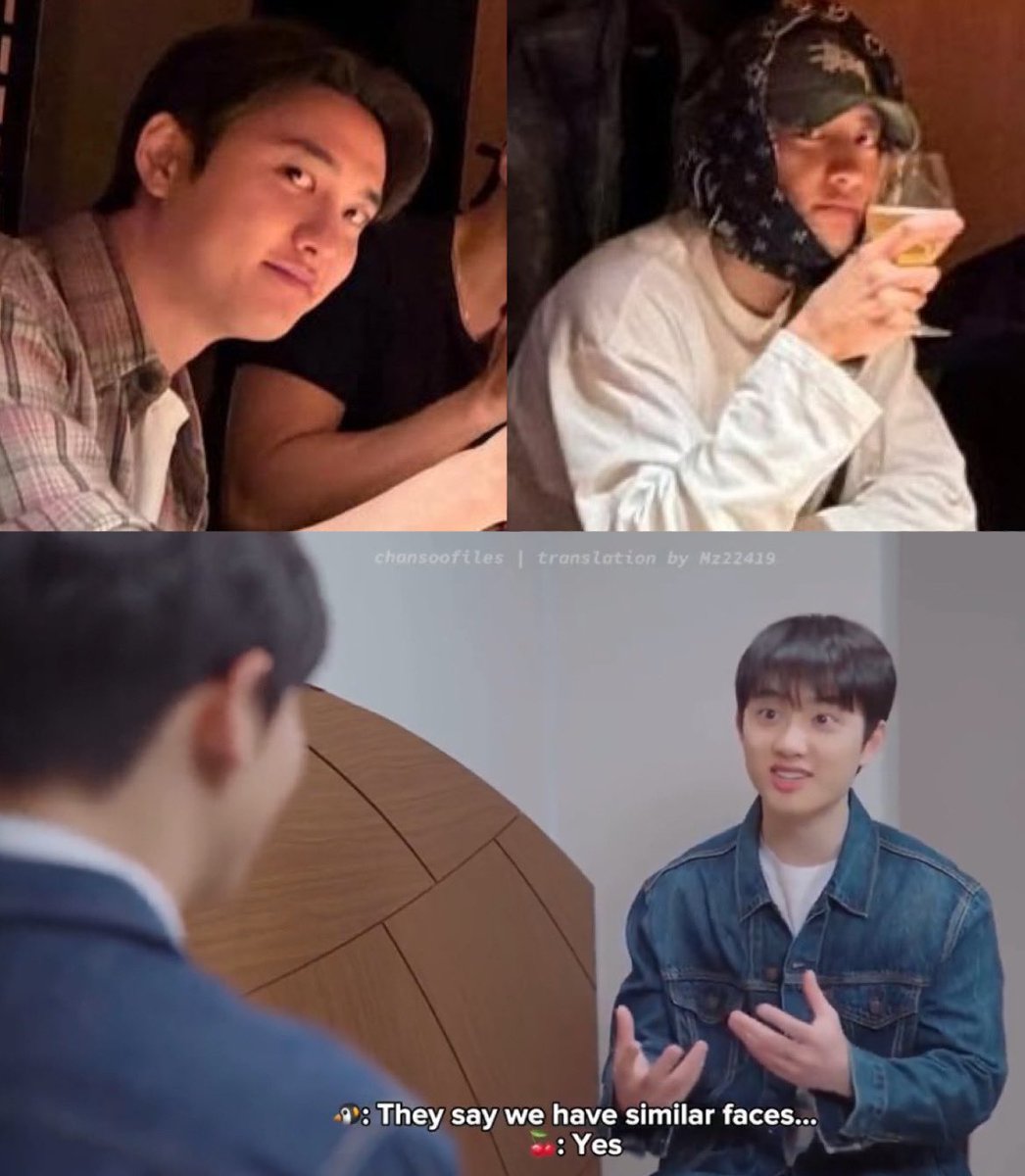 the fact that chanyeol and kyungsoo are aware that they look alike 😆

people around them must have mentioned it alot too, not just us fans 🤣