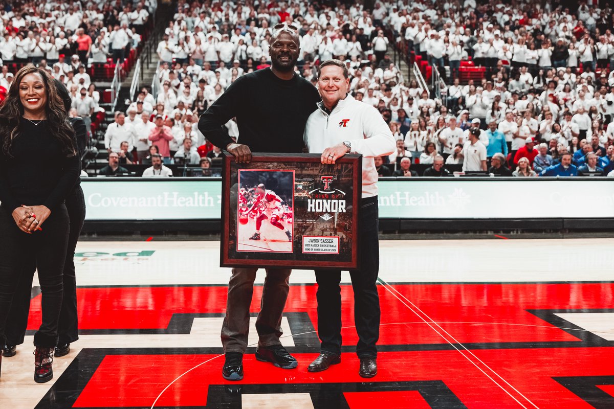 TexasTechMBB's tweet image. An honor reserved for the very best.

Texas Tech Ring of Honor’s newest members, Bubba Jennings and Jason Sasser!