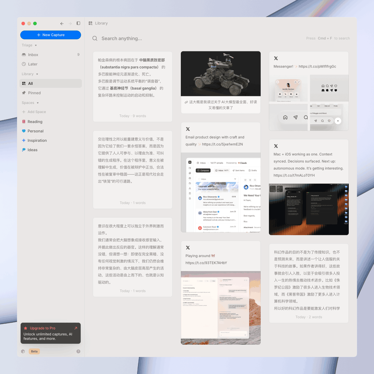 I’d buy it in a heartbeat if it supported Chinese search. Love <a href="/deeplakhani/">Deep lakhani</a> 's resurf.so