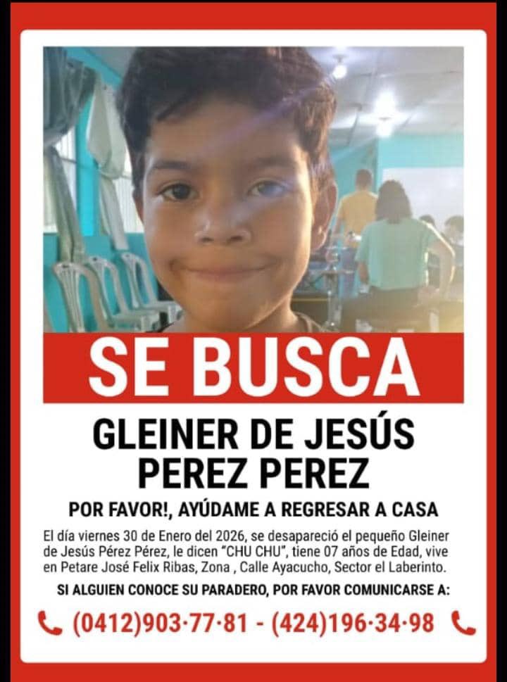 🚨𝐀𝐘𝐔𝐃𝐀 𝐀 𝐃𝐈𝐅𝐔𝐍𝐃𝐈𝐑!

Cualquier información de su paradero, llamar a las autoridades.
#2Feb #URGENTE #ALERTA RT🔃