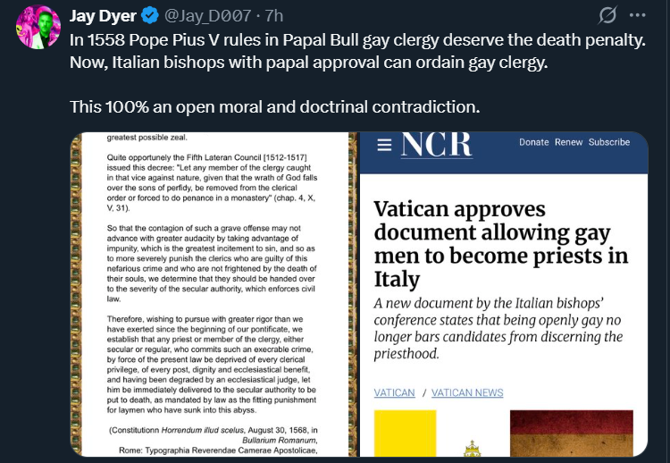 Pope Respecter tweet media