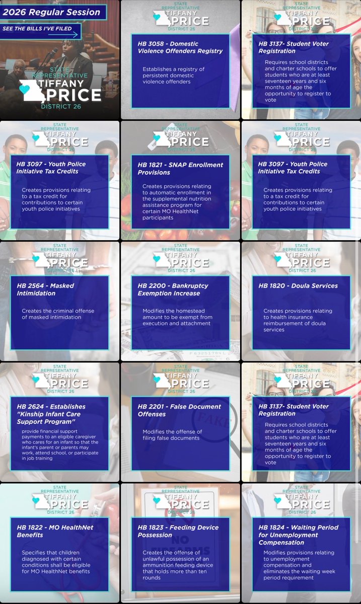 State Representative Tiffany Price tweet media