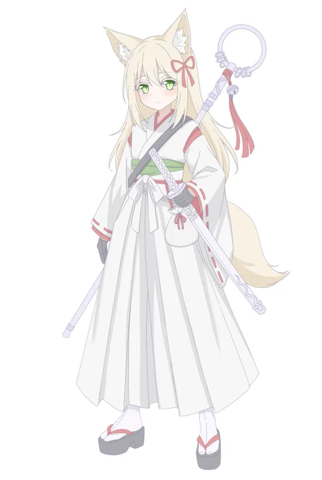 これは和装ケモ耳ようじょの白藻ちゃん