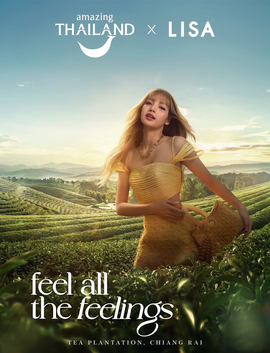 This isn’t just a destination.
It’s a feeling.
And LISA is taking us there.

📍Tea Plantation, Chiang Rai 

<a href="/wearelloud/">LLOUD</a> <a href="/go2Thailand/">AmazingThailand</a> <a href="/AmazingThailand/">AmazingThailand</a> 

#AmazingThailand 
#AmazingThailandxLISA
#FeelAllTheFeelings