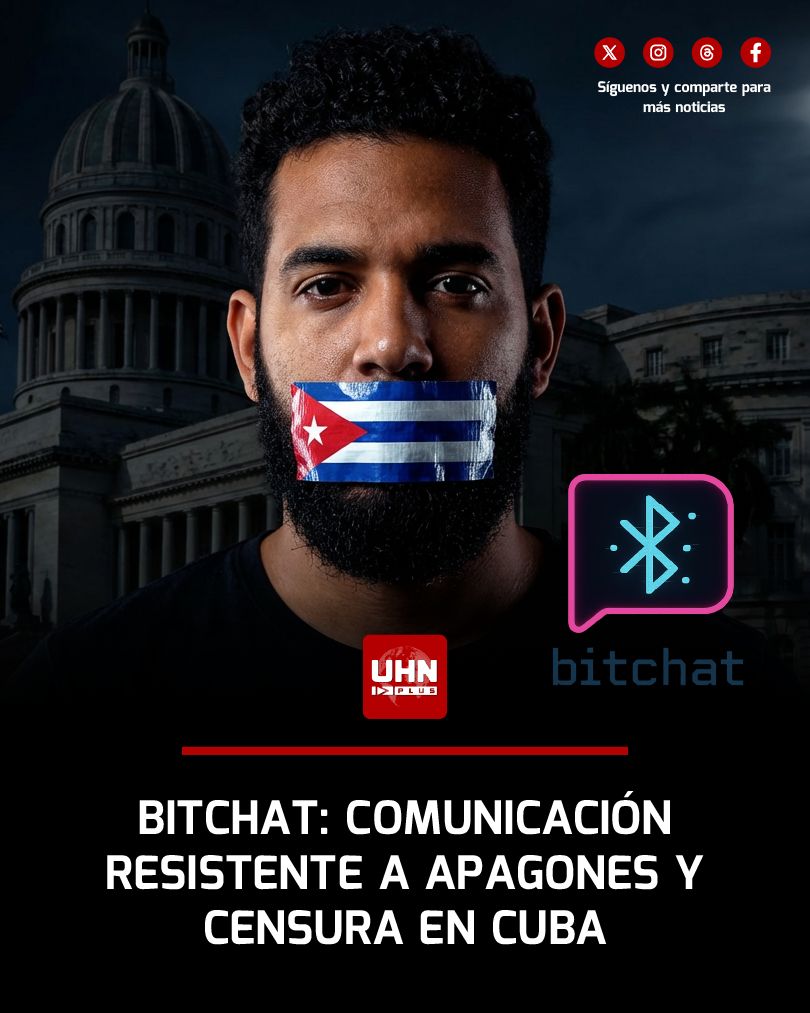 🇨🇺‼️ | ATENCIÓN — Ante un posible apagón de internet en Cuba frente a eventuales protestas masivas, crece el interés por BitChat, la app descentralizada de mensajería creada por el fundador de Twitter, Jack Dorsey, que permite comunicarse sin internet ni red celular mediante