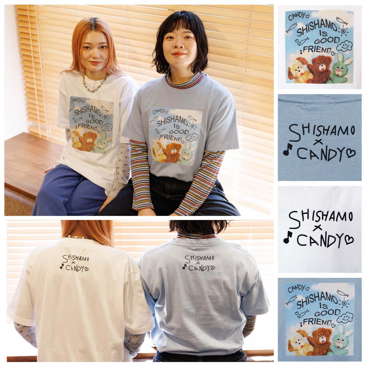 そして!!! Candy Stripperとのコラボグッズ!!!✨ 🐟SHISHAMO×Candy