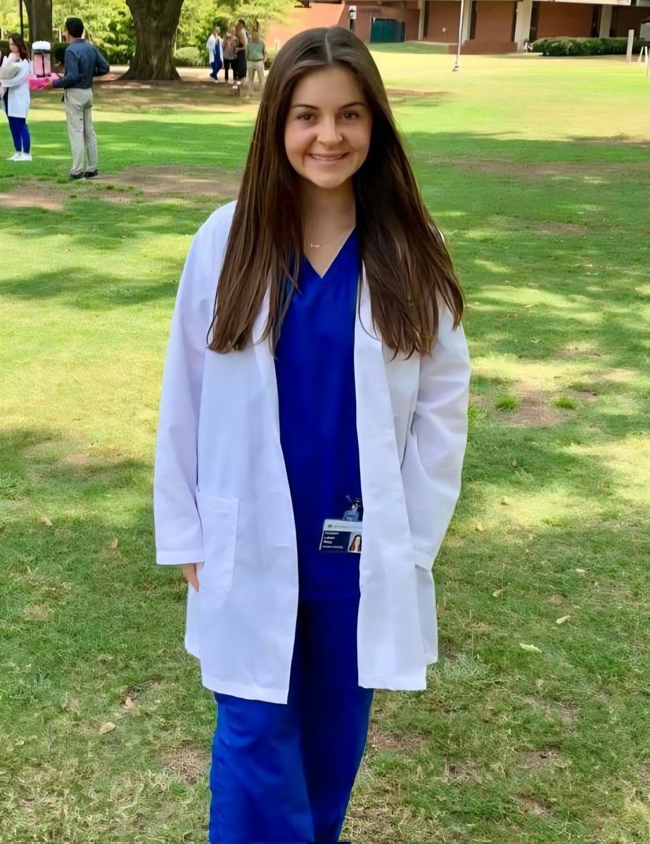 EL4USA's tweet image. This is 22 year old Laken Riley. 
She was jogging on the University of Georgia Campus when she was attacked by an ILLEGAL from Venezuela. She was raped, strangled &amp;amp; hit over the head with a rock. She was a nursing student. 
No liberals protested for this nurse.