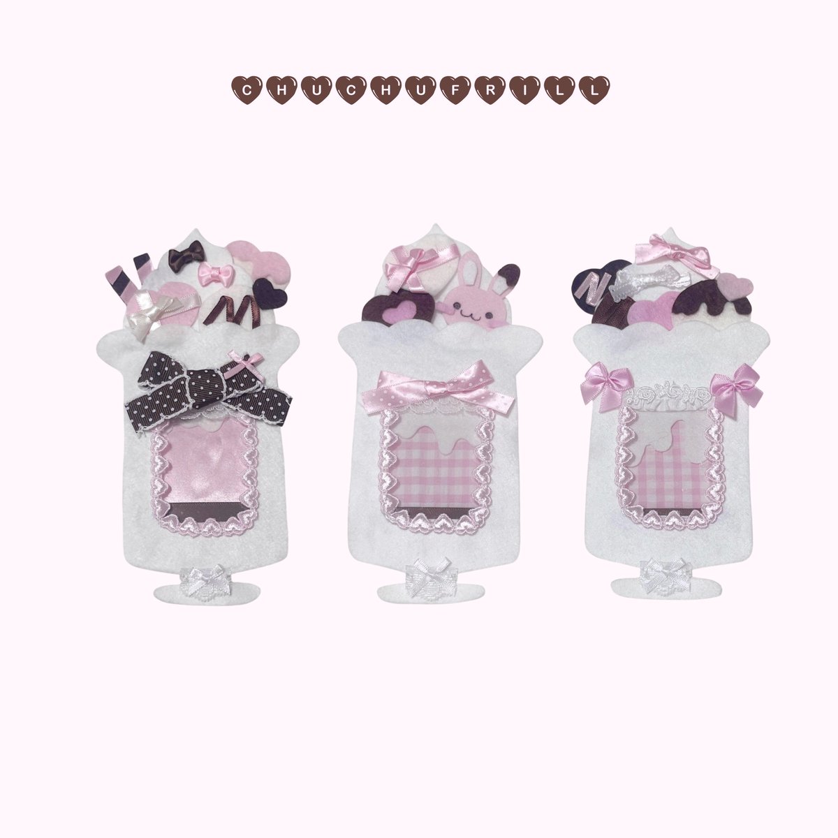 chuchufrill's tweet photo. ♥お知らせ＞ ω ＜♥

2/3 21:00〜　。。。♥

お待たせしました♥本日はこちらのパフェケース頒布します૮꒰ྀི⁔.⸝⸝⸝⸝.⁔꒱ྀིა

https://t.co/fIdnKYVMhi https://t.co/KiGVpTIm2a