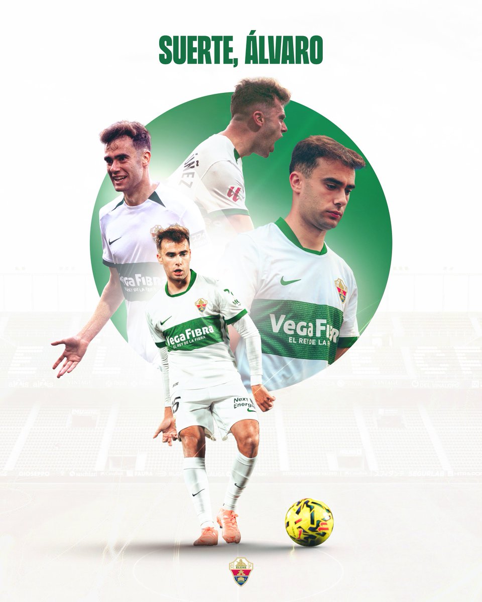 El Elche Club de Fútbol ha alcanzado un acuerdo con el <a href="/RCCelta/">Celta</a> para el traspaso de Álvaro Núñez, que finaliza su etapa como franjiverde.

El Club agradece a <a href="/alvarito_18nu/">Alvaro</a> su profesionalidad, compromiso y dedicación, así como su contribución al ascenso a Primera División.

🤍💚