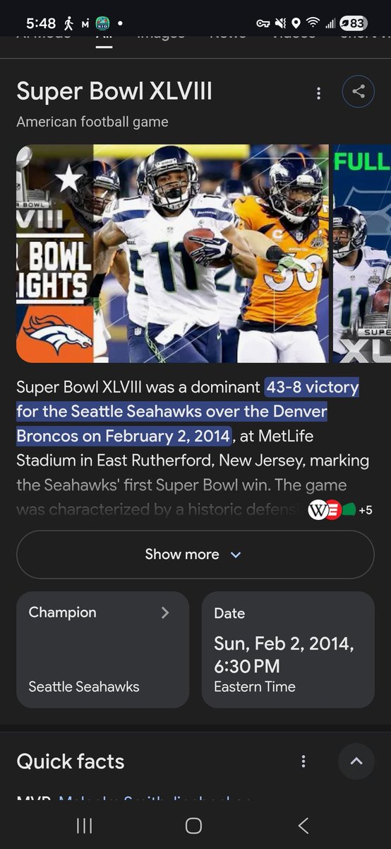 MikeHalpin4's tweet photo. @duciswild You are in a top 7 market, and you just said the Seahawks are looking for their 1st Super Bowl on the 5 o'clock broadcast.     C'mon dude. https://t.co/EgaPqhQDtH