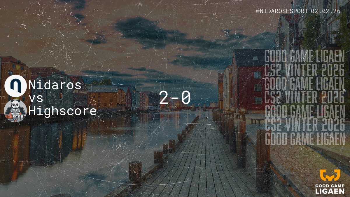 Vi står med full pott i <a href="/ggligaen/">ggligaen</a> etter to kamper🔥

Nok en 2-0 seier - denne gang over Highscore på kartene Inferno og Anubis, som endte henholdsvis 17-19 og 3-13.