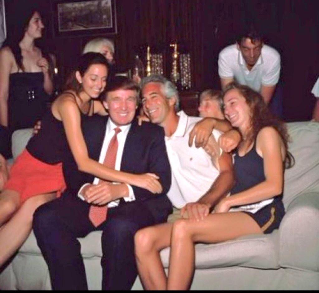 tweetMalena's tweet photo. @olivier_patti Ladies and gentlemen, introducing the president of the United States!
#EpsteinAndTrump are deranged predators! https://t.co/85DBxcK4Ap