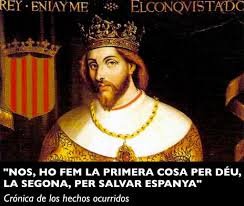 #TalDiaComoHoy de 1208 nació el Rey aragonés Jaime El Conquistador, Conde de Barcelona

Fortaleció los lazos entre Aragón y Castilla y escribió el 'Libro de Hechos' donde habla 16 veces de España, siempre defendiéndola

#MemoriaHistorica que no se enseña en las escuelas catalanas