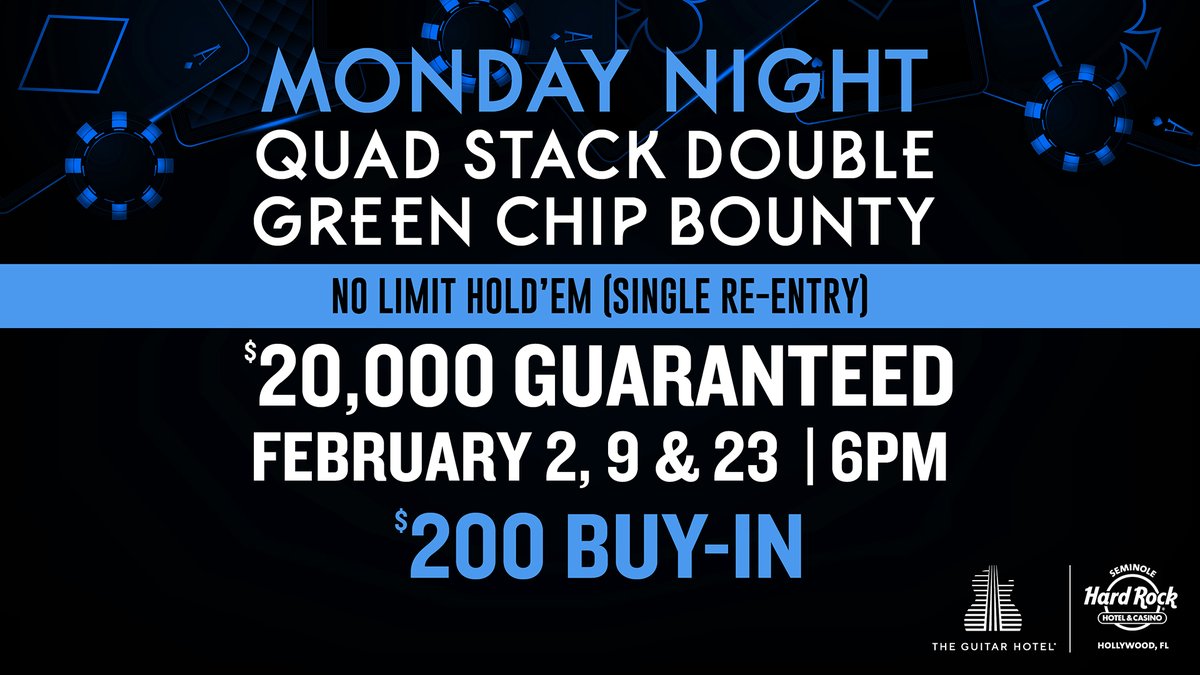 Seminole Hard Rock Hollywood Poker tweet media