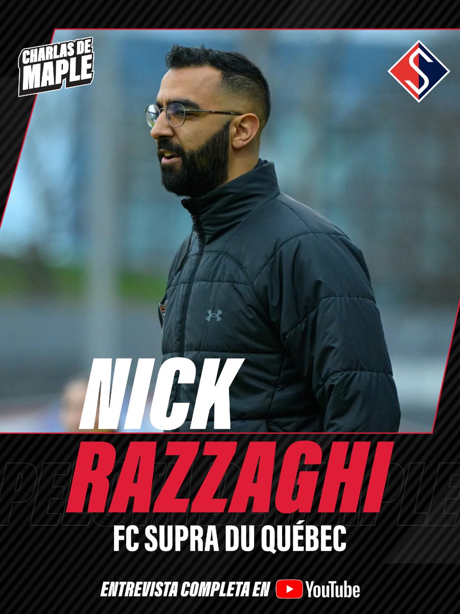 🎙️ ENTREVISTA EXCLUSIVA 🎙️

Vuelven las entrevistas de nuestro canal de YouTube 📺, arrancamos este 2026 con Nick Razzaghi DT del FC Supra  como invitado. Una entrevista que no te puedes perder,

⌚18:00 EST
🔗 youtu.be/3AGezBDZCQM

#CPLSoccer #ForUS #canple #fcsupra #quebec