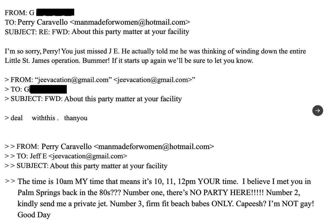 Perry Caravello Live tweet media