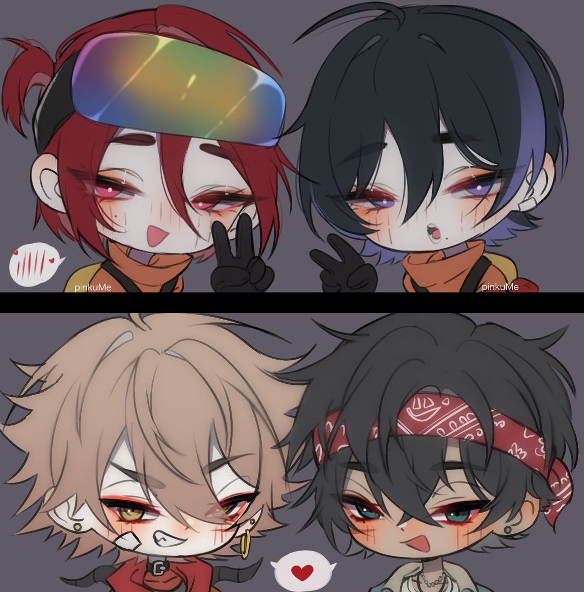 Just in case you're interesed! Im Open for clean sketch color matching icons! my TAT is 1 week! 
/5 slots/

 in comments 

#VGenComm #matching