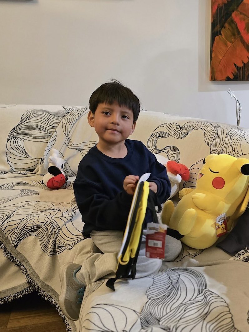 Liam Ramos is a five-year-old boy who was detained by Kristi Noem’s ICE.

He returned home this week thanks to the advocacy of the American people and House Democrats.

Trump and Noem are going after children. It’s dangerous. It’s cruel. And it’s just plain inhumane.