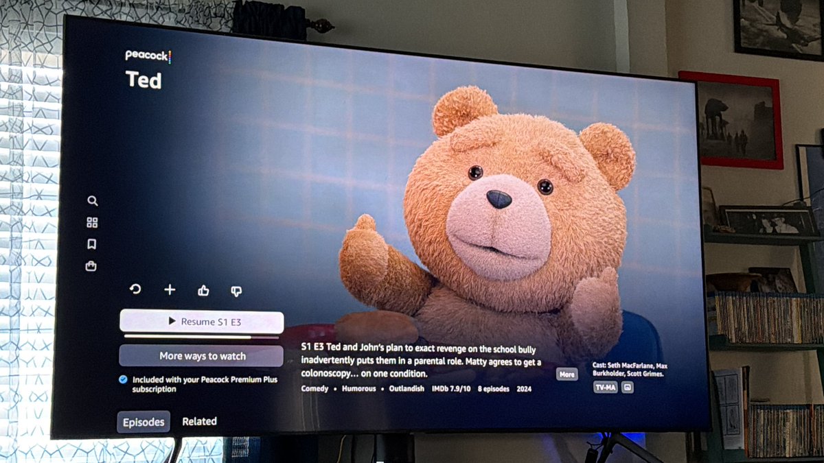 FadingGamer's tweet image. I can’t believe I’m still waiting this show!! The longer you watch, the worse it gets. I’m not kidding! I haven’t laughed so hard!! Very #MAGA #Boston 
Ted on Peacock 

@KatieGraha15361