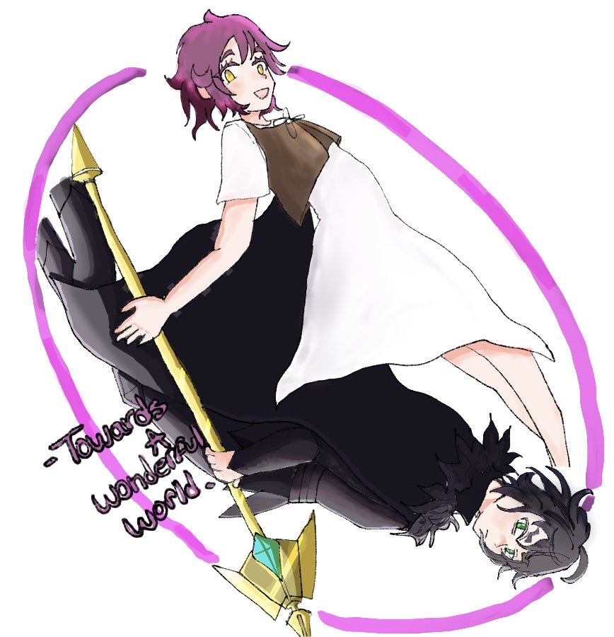 AbsoluteMagus's tweet photo. Towards A Wonderful World
Title for my dark-fantasy book!
#oc #ocart #artwork #anime #artwork https://t.co/WujLL1rX2Q