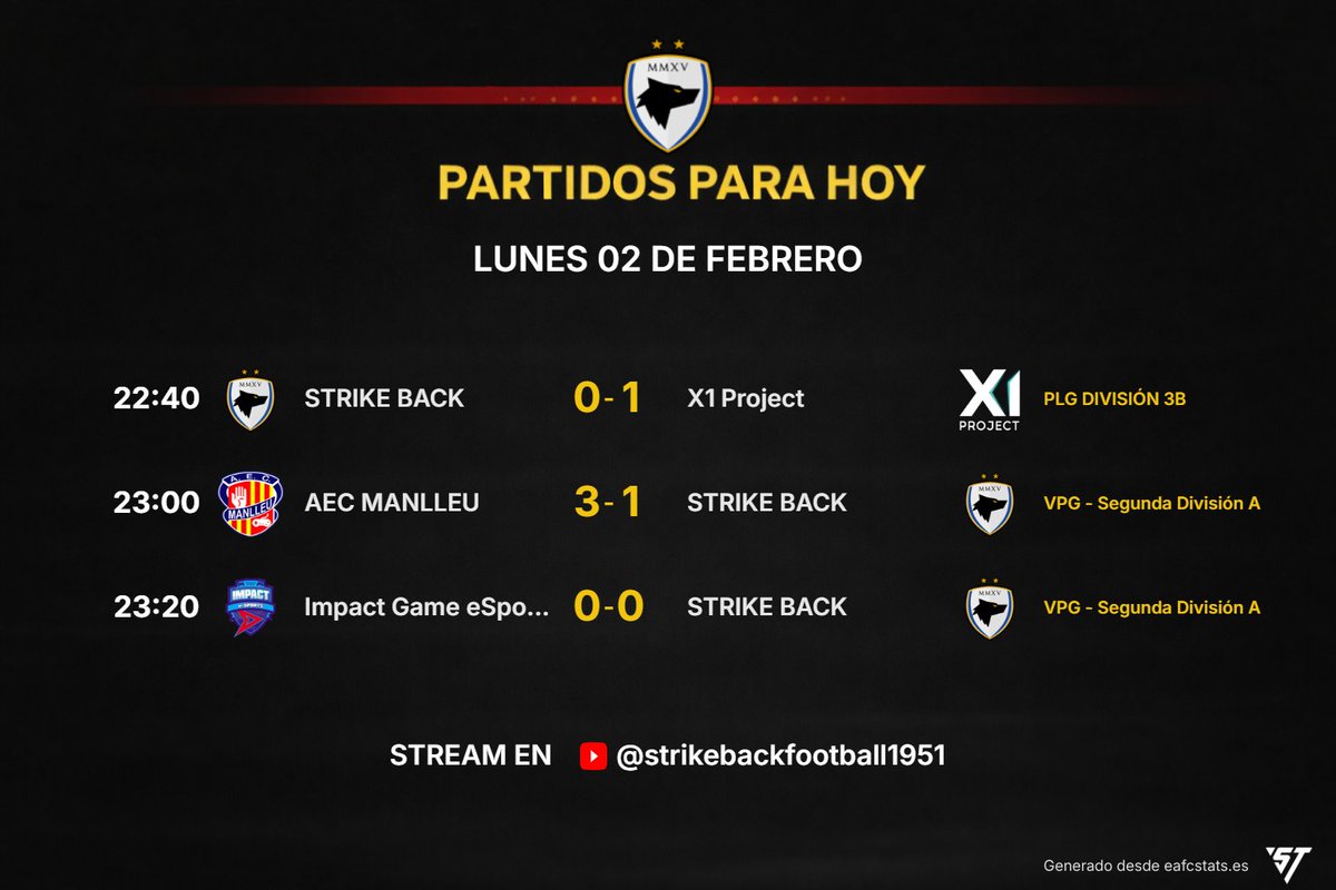 Strike Back FC tweet media