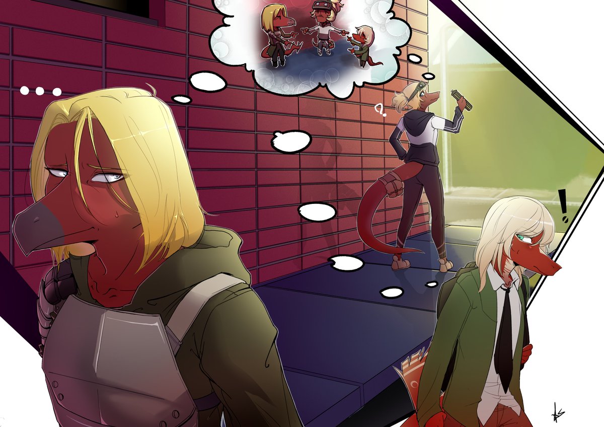 Flat-color comm made for <a href="/jad1gaming/">Jad1gaming</a> , <a href="/TonsdeNos/">Tons de Nós (Shades Of Us) Project</a> and <a href="/Fossil_Fuel_Mod/">Fossil Fuel Official</a> 

Pic also posted by <a href="/TonsdeNos/">Tons de Nós (Shades Of Us) Project</a> 

#Snootgame #commissionart