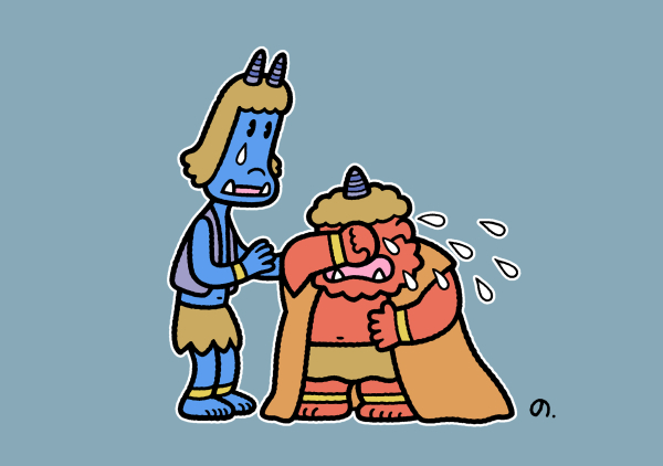 青鬼どんと赤鬼どん！