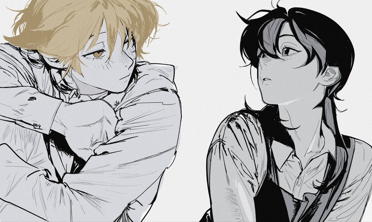 SylveDraws's tweet image. #asaden #denji #asa