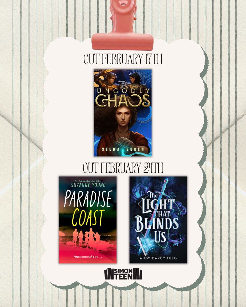 simonteen's tweet image. February may be the shortest month, but there's no shortage of amazing books coming your way!
-
#SimonTeen #YABooks