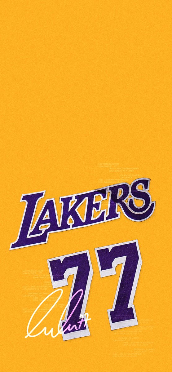 Lakers's tweet photo. One year with the squad calls for CUSTOM Luka wallpapers 😎 https://t.co/OdTv4ZPb2O