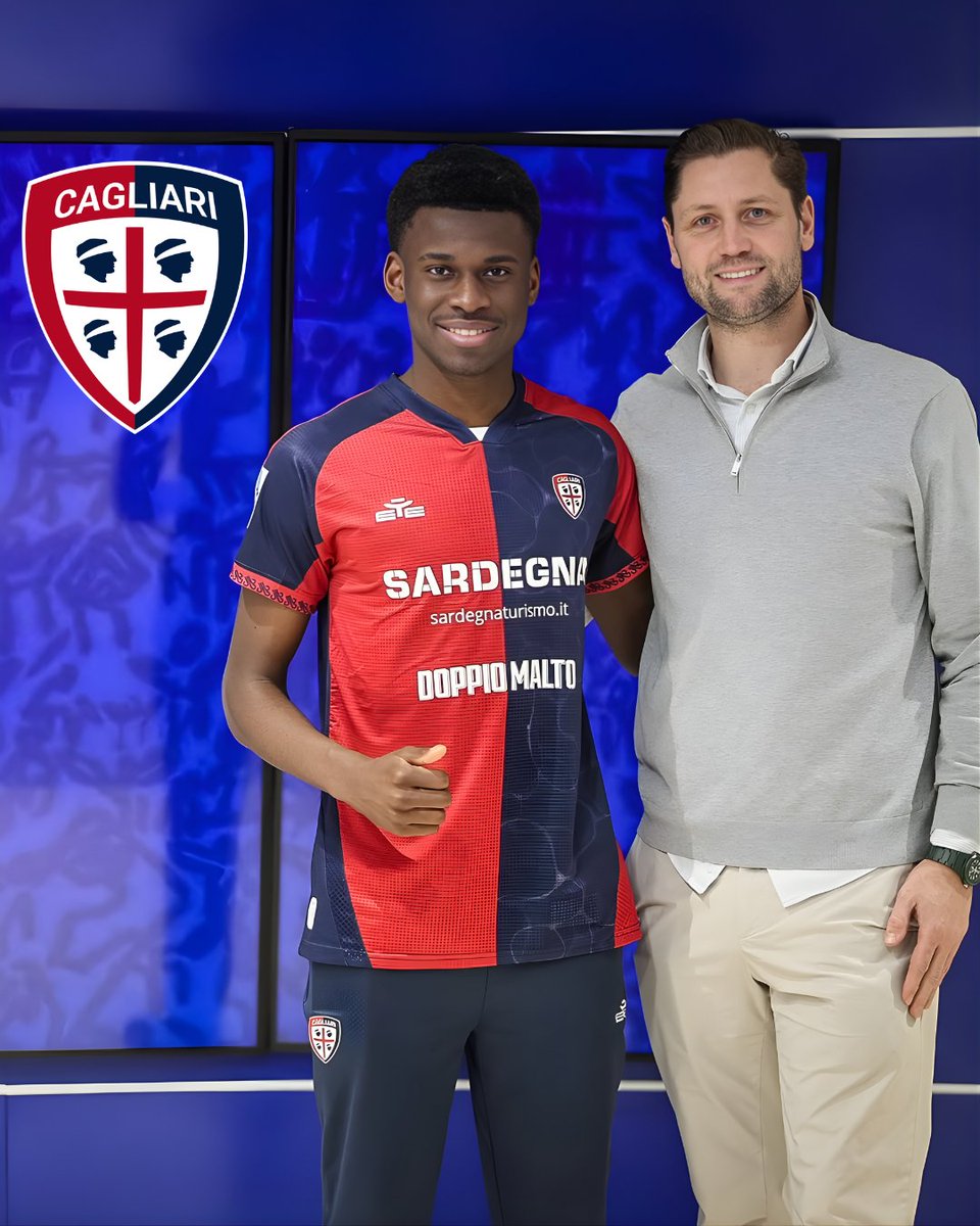 🇳🇱 Othniël Raterink (19) has signed a 4 year contract with Cagliari after his €1.1m transfer from Eerste Divisie side De Graafschap.

💼 Deal done by his agent Bas Schothorst - co-owner of Essel Sports Management.

 📸 Bas Schothorst