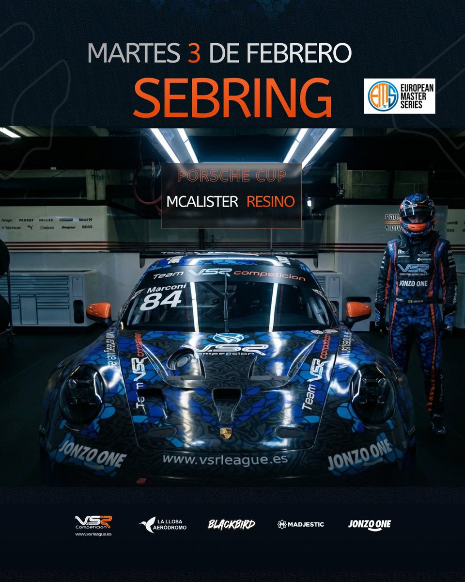 Mucha suerte mañana a nuestro piloto Mcalister en el inicio de la MasterCup de la <a href="/EMS_iRacing/">European Master Series</a>  <a href="/david_resino/">David Resino</a>