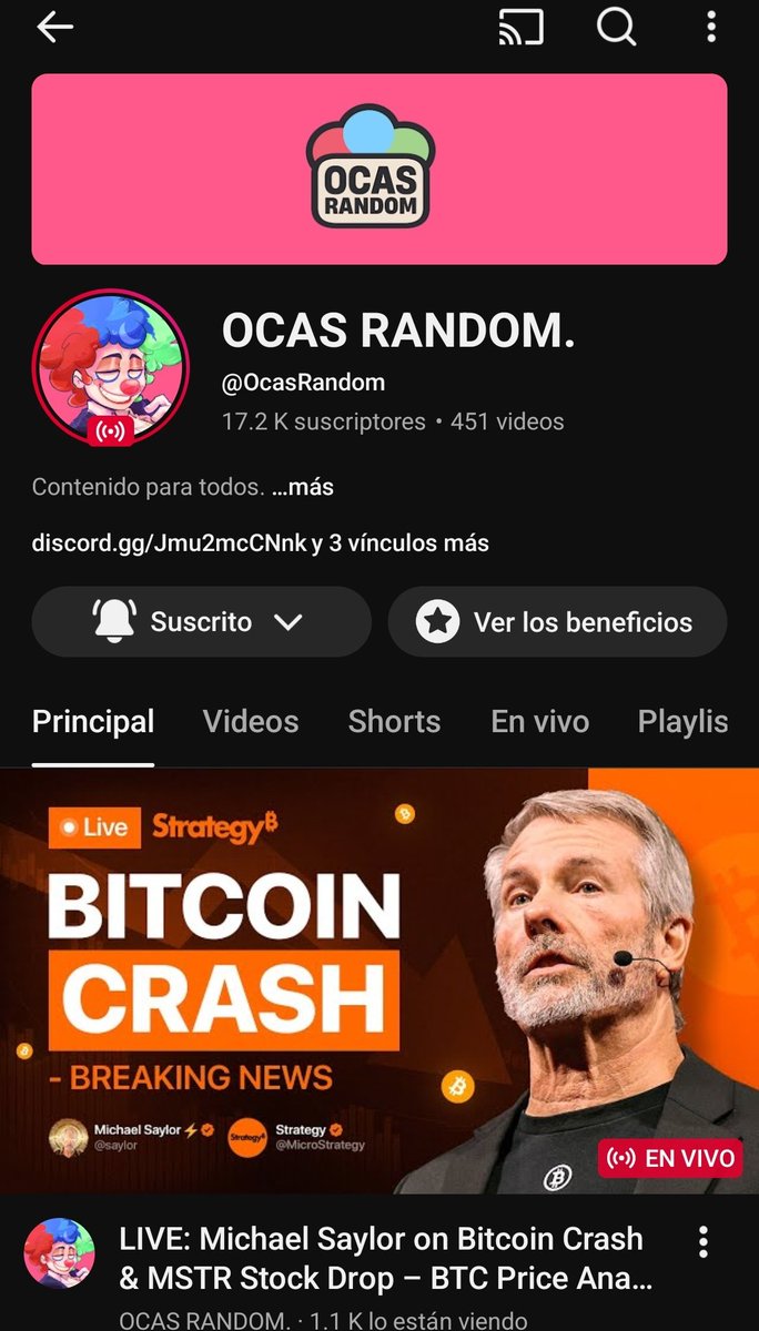 riolu_y's tweet photo. @Google @YouTubeLATAM @googleespanol 
Este creador de contenido @OcasRandom fue hackeado de forma reciente y esta pidiendo acceso a su cuenta de nuevo. ¿Podrian ayudarlo? https://t.co/Iz9or713Kj
