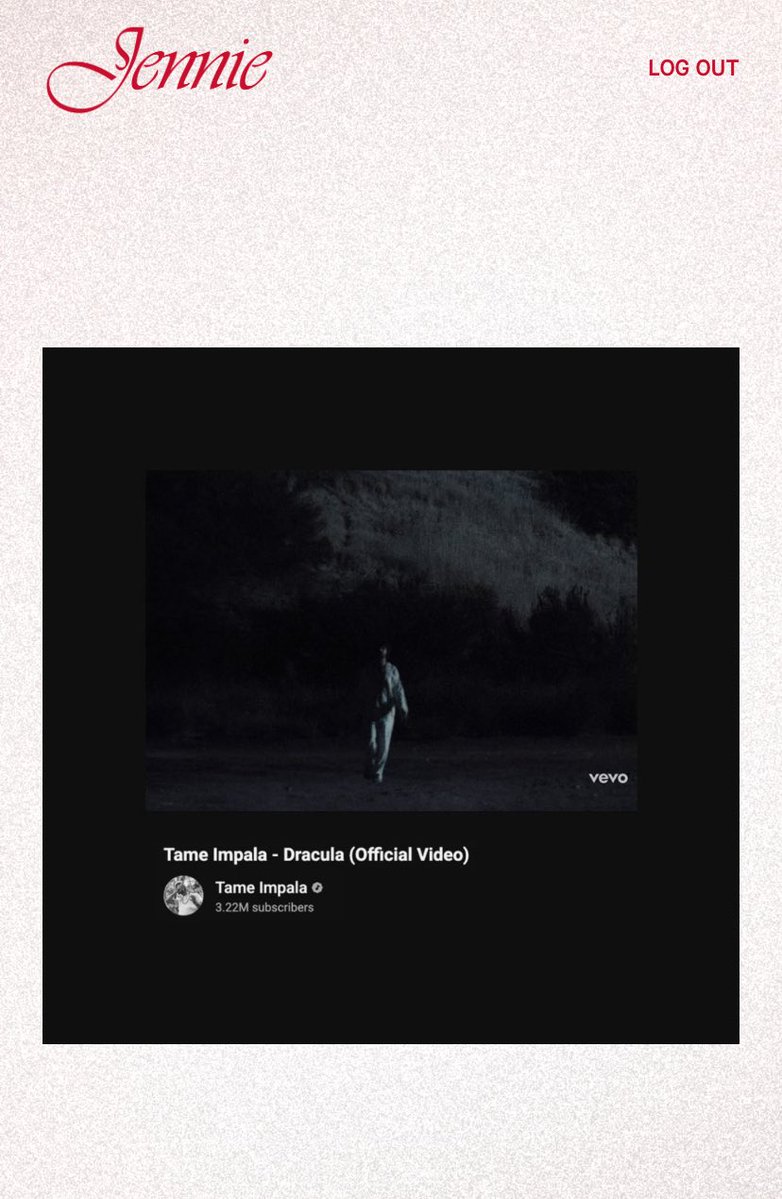 GENIUS9N's tweet image. RUBIES PORTAL UPDATE WITH TAME IMPALA DRACULA MV