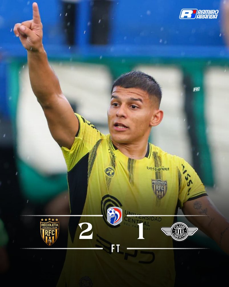 🐦 ¡El CANARIO SE IMPUSO EN EL SINTÉTICO! 🏟

🟡⚫️ #Recoleta derrotó (2-1) a #Libertad por la tercera fecha del Apertura.

⚽️ Los goles fueron anotados por Robert Rojas, Aldo González y Allan Wlk.

⁉️¿Opiniones?
-#RamiroArandafutbolpy