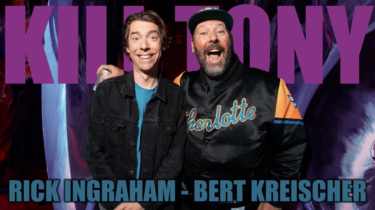 TONIGHT! <a href="/KILLTONY/">#KILLTONY</a> IS BACK! Join <a href="/TonyHinchcliffe/">Tony Hinchcliffe</a> + <a href="/redban/">brian redban</a>, the regulars and the band for a BRAND NEW episode. Special Guests: <a href="/bertkreischer/">bert kreischer</a> + <a href="/RickIngraham/">Rick Ingraham</a>! 

8PM CST - youtu.be/oj5Qi7P9Gcc?si…