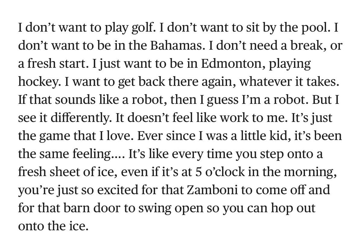 Connor McDavid on Edmonton: