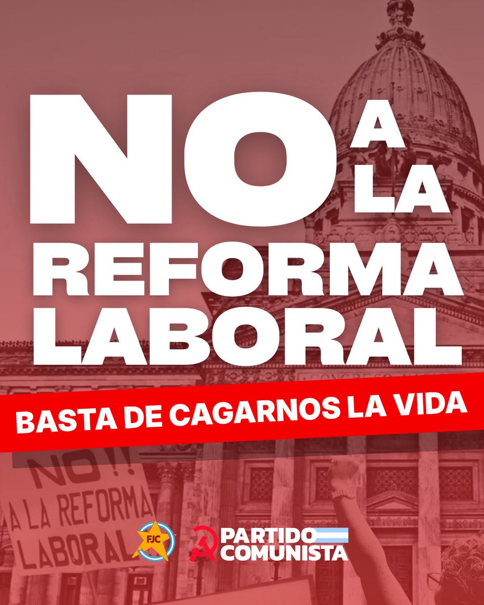 ❌ La "reforma laboral" es esclavismo patronal

El proyecto del gobierno de Milei y de las grandes patronales busca que los empresarios que ya están pagando salarios de miseria se puedan enriquecer aún más a costa de lxs trabajadorxs.

✊🏽 ¡La lucha es ahora!