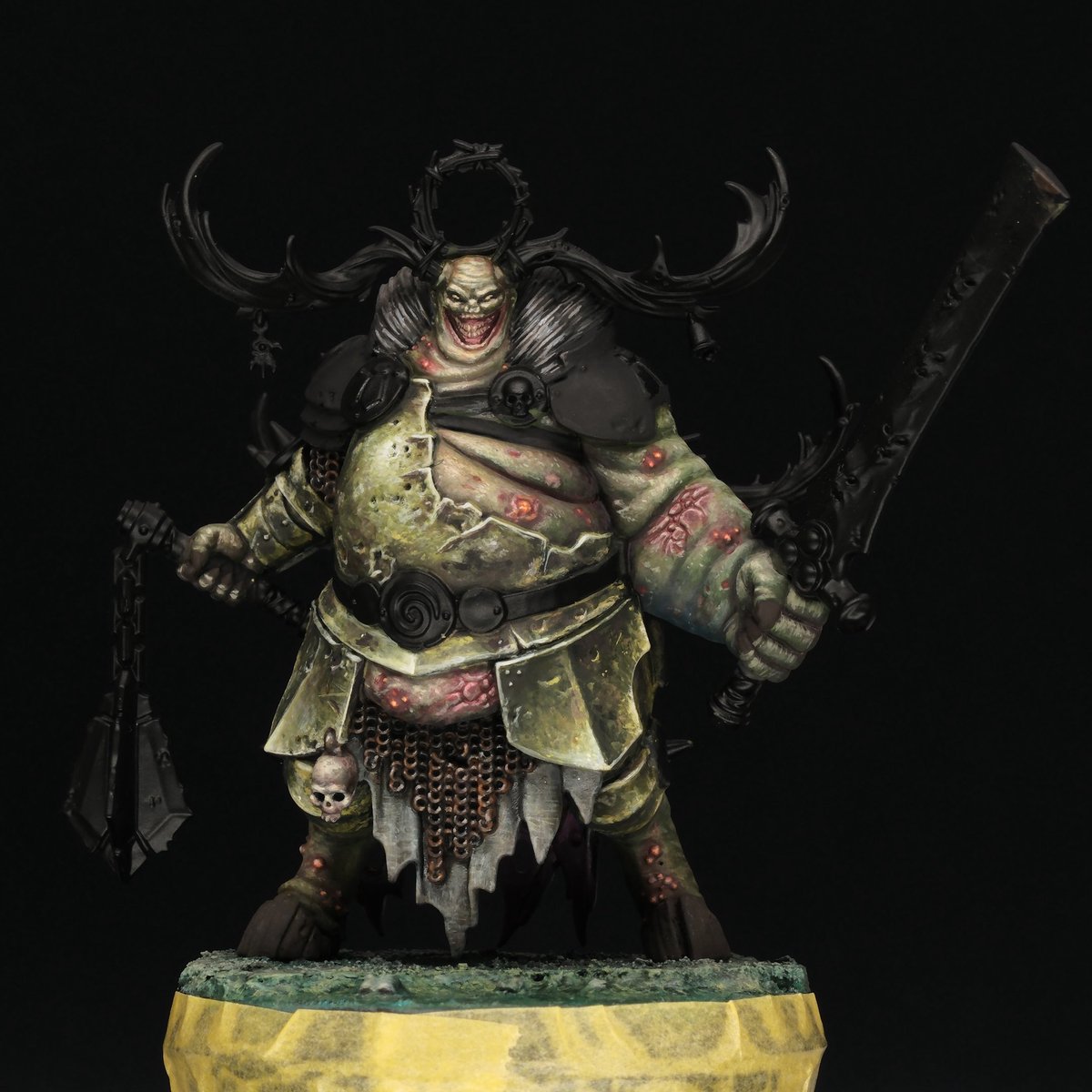 Gelgus Pust - WIP 3 塗り進めてます #WarhammerCommunity