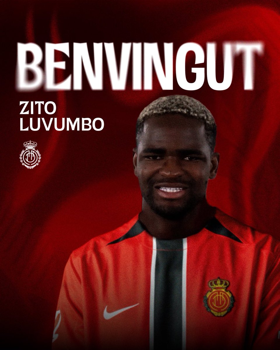 🚨 OFFICIEL | Zito Luvumbo, nouveau joueur du Real Majorque !

➡️ Le Real Majorque a trouvé un accord avec Cagliari, pour le prêt jusqu’à la fin de la saison de l’attaquant angolais. Bienvenue Zito !