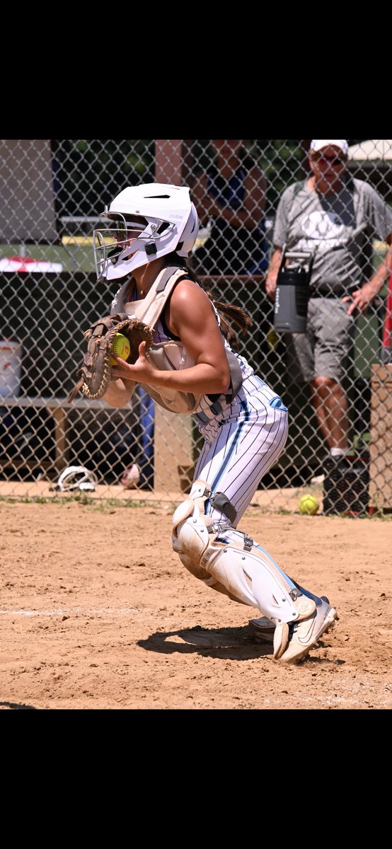 NCCrushers14u's tweet photo. Happy National Catcher’s Day to our three beasts behind the plate: Avery, Emilia, and Reece. 

No one out works a catcher💪💙

Picture 2- #5 Avery Schuster
Picture 3  - #17
Picture 4- #3 Reece de Leon https://t.co/87CqlwpPV3